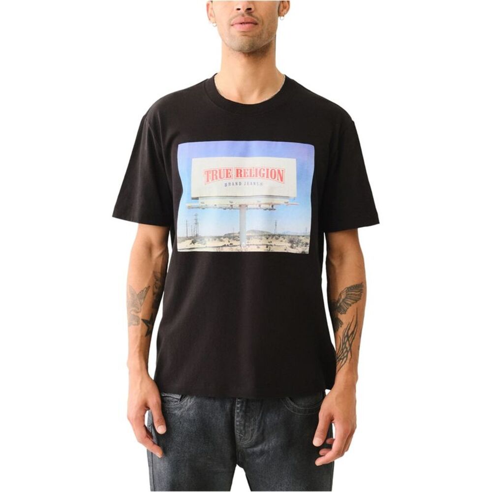 True Religion Mens Logo Graphic T-Shirt, NWT